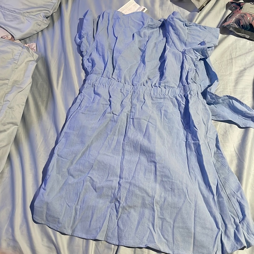 Blue dress